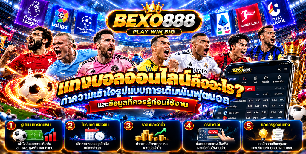 แทงบอลออนไลน์คืออะไร